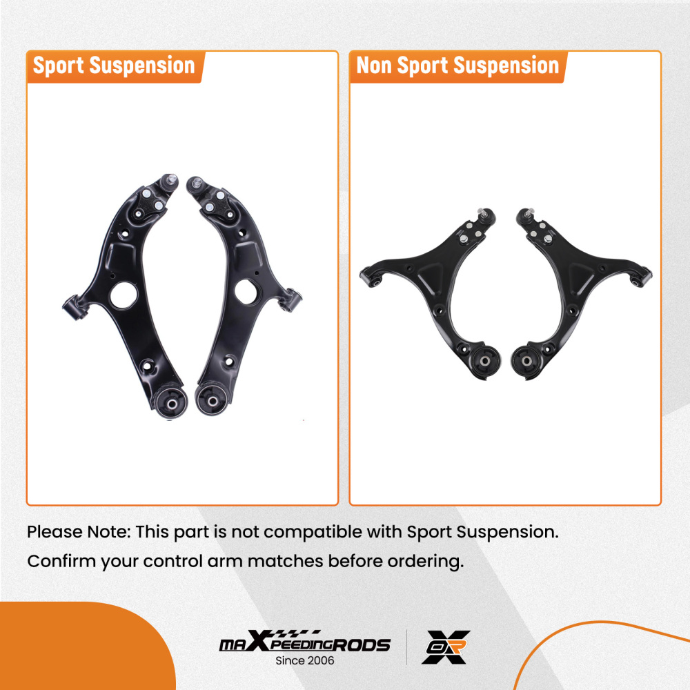 maXpeedingrods 8Pcs Front Suspension Kit for Hyundai Sonata 2011-2014 (Non Sport Suspension)