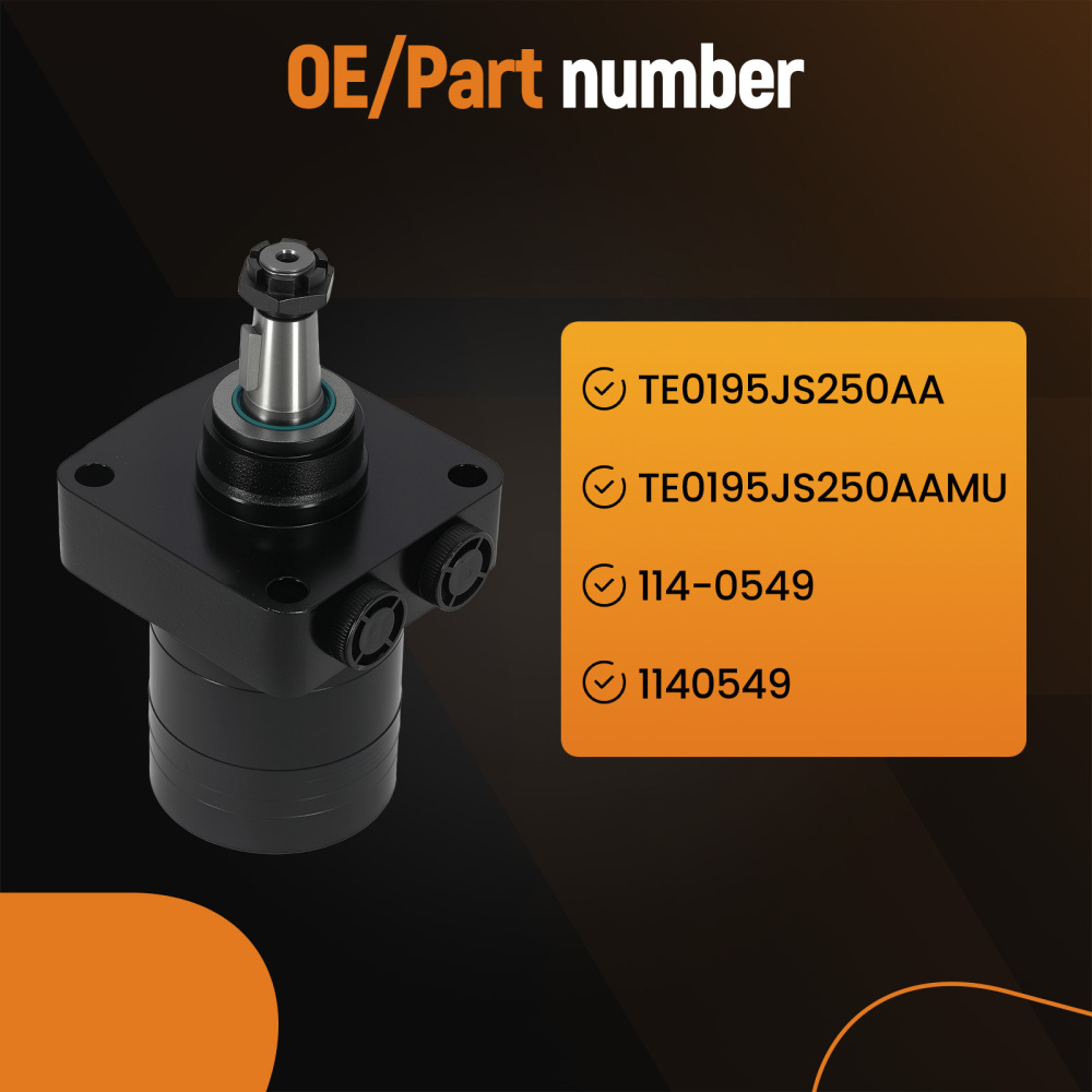 Hydrulic Wheel Motor Assembly Fit Exmark Toro 114-0549 / Parker TE0195JS250AAMU