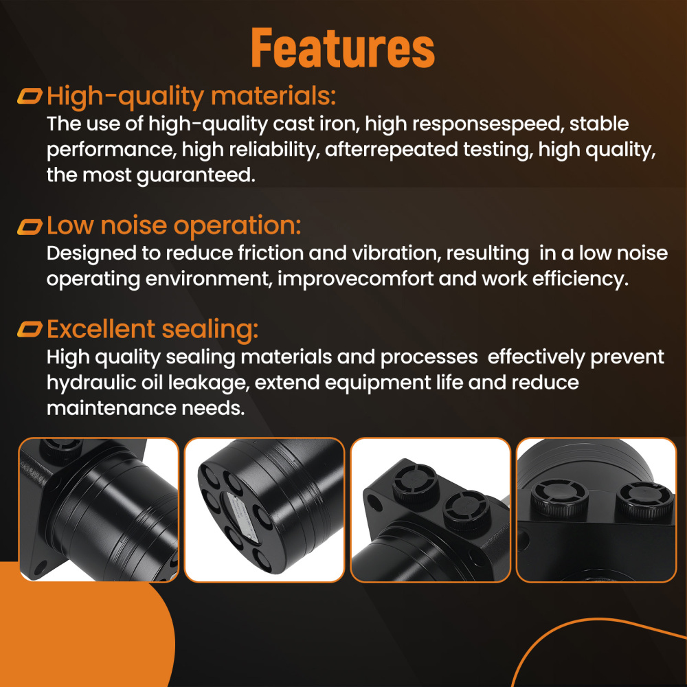 Hydrulic Wheel Motor Assembly Fit Exmark Toro 114-0549 / Parker TE0195JS250AAMU