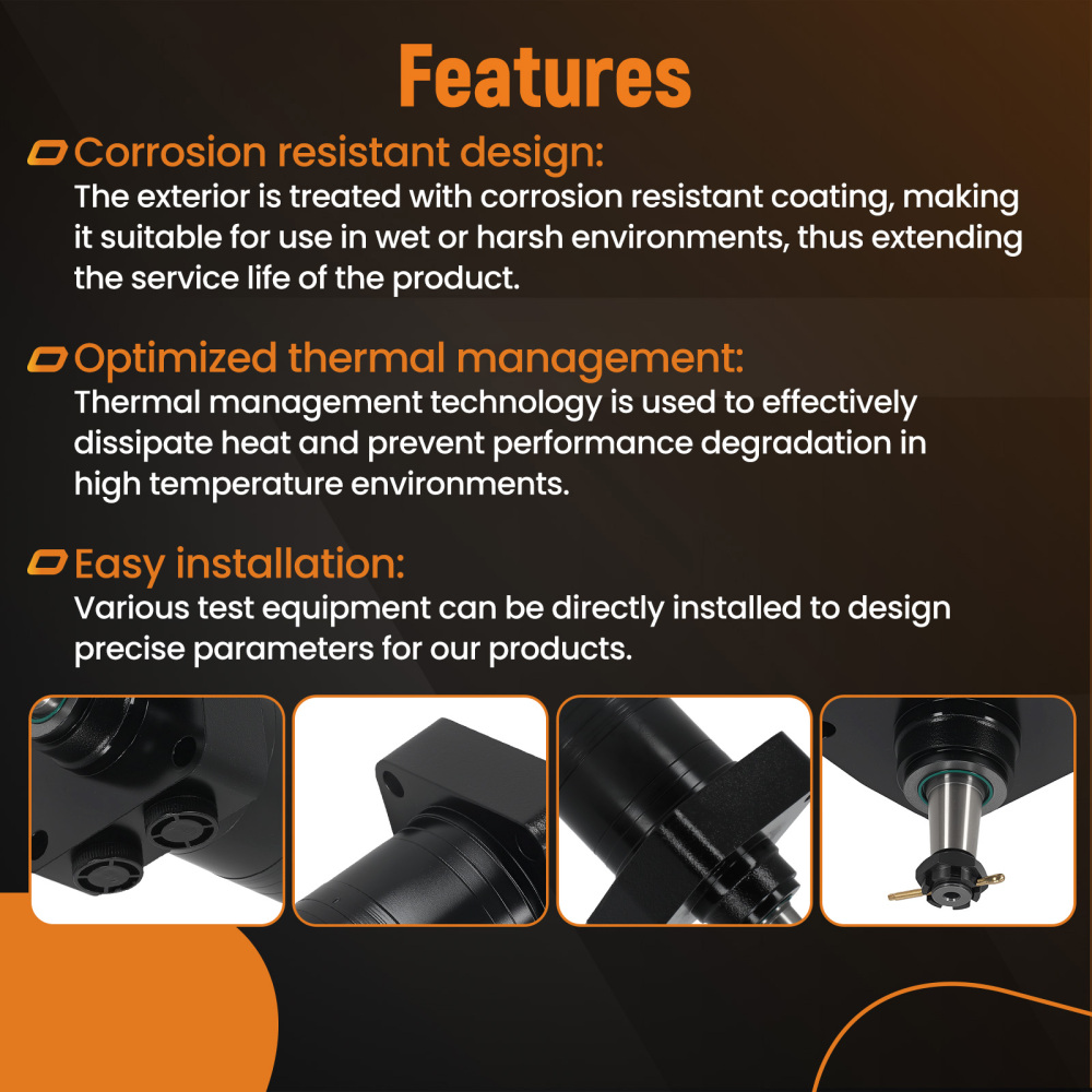 Hydrulic Wheel Motor Assembly Fit Exmark Toro 114-0549 / Parker TE0195JS250AAMU