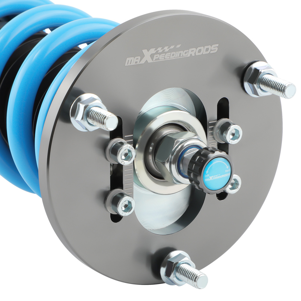 maXpeedingrods Updated Racing Adjustable Coilover Kit Compatible For BMW E46 3-Series Models 98-07 Suspension Struts Lowering Kit