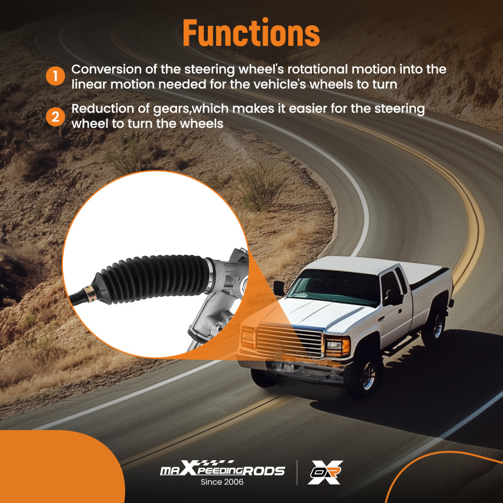 Power Rack ＆ Pinion Assembly compatible for Dodge Durango 3.6L 5.7L 2011-2015 97-3075