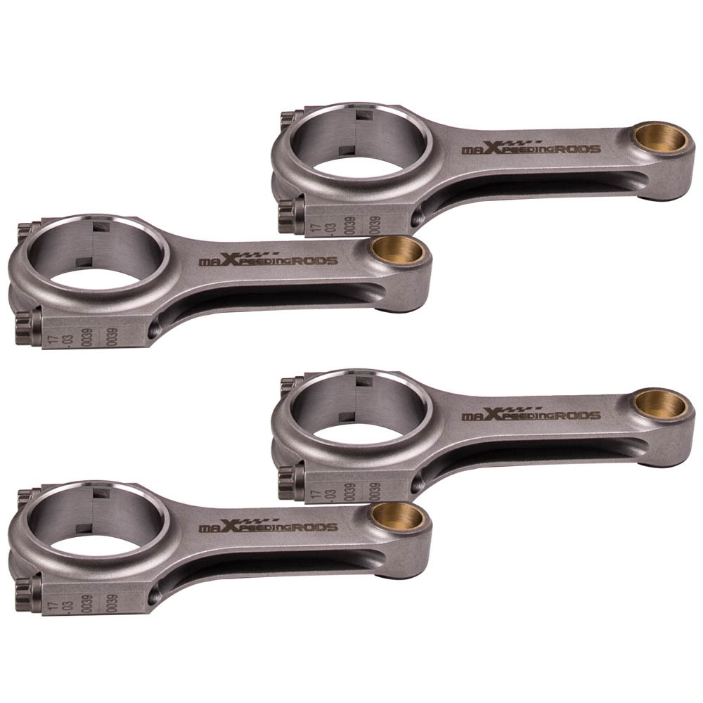 Forged 4340 H-Beam Connecting Rods+ARP Bolts compatible for VW 1.8T compatible for Audi TT Quattro 20mm