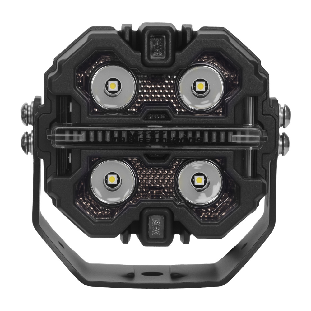 3.5 LED Work Light Bar Pods RGB DRL For Off Road 4WD ATV 270° Beam 19200LM 12V