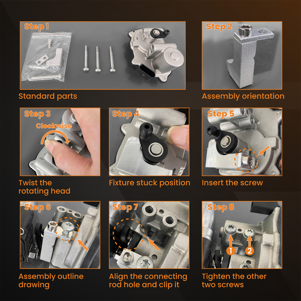 Intake Manifold Flap compatible for Vw Passat compatible for Golf compatible for Audi a4 a5 a6 q5 compatible for Seat Skoda 2.0 Tdi