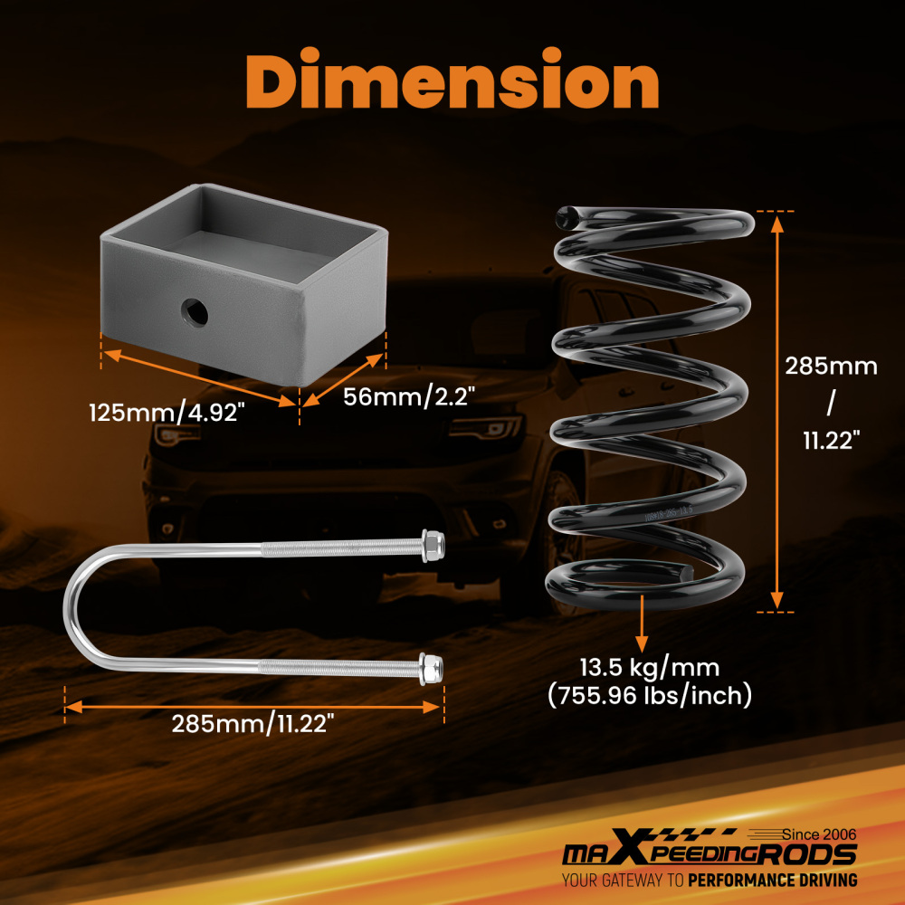 3 Front 4 Rear Drop Coil Spring Lowering Kit compatible for Chevy S10 V6 2WD 1982-2004