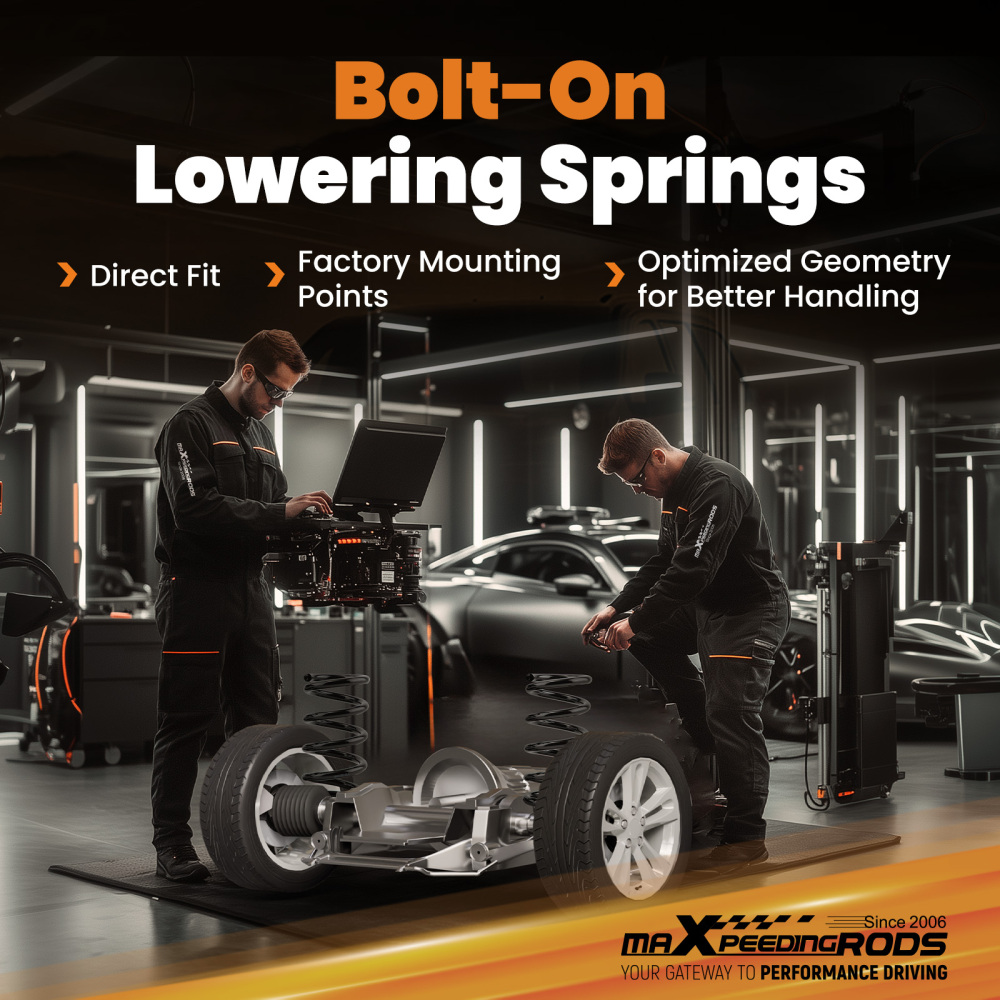 3 Front 4 Rear Drop Coil Spring Lowering Kit compatible for Chevy S10 V6 2WD 1982-2004