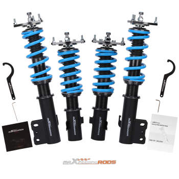 maXpeedingrods Coilovers Compatible For Subaru Forester SF 98-02 HeightDamper Adjustable Lowering Kit
