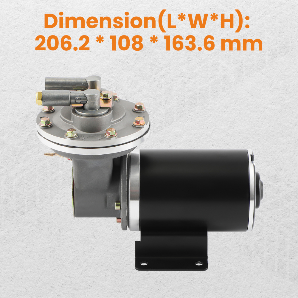 Electric Vacuum Pump Kit Mounting Hardware for Brake Booster 12 Volt 18 to 22