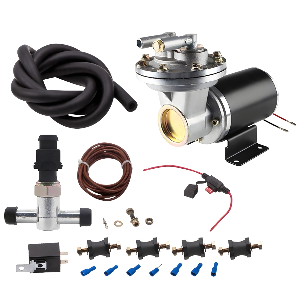 Electric Vacuum Pump Kit Mounting Hardware for Brake Booster 12 Volt 18 to 22