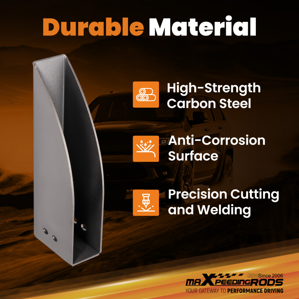 Rear Leaf Spring Relocation Pocket Set Compatible For Chevy Belair 150 210 1955 1956 1957