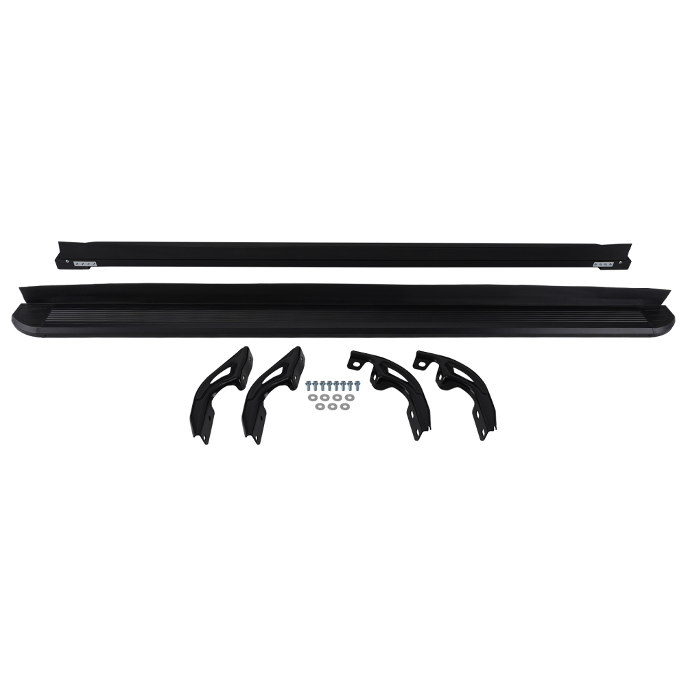 Aluminum Running Board Side Steps compatible for Honda Pilot 2023-2025 Black Non-Slip