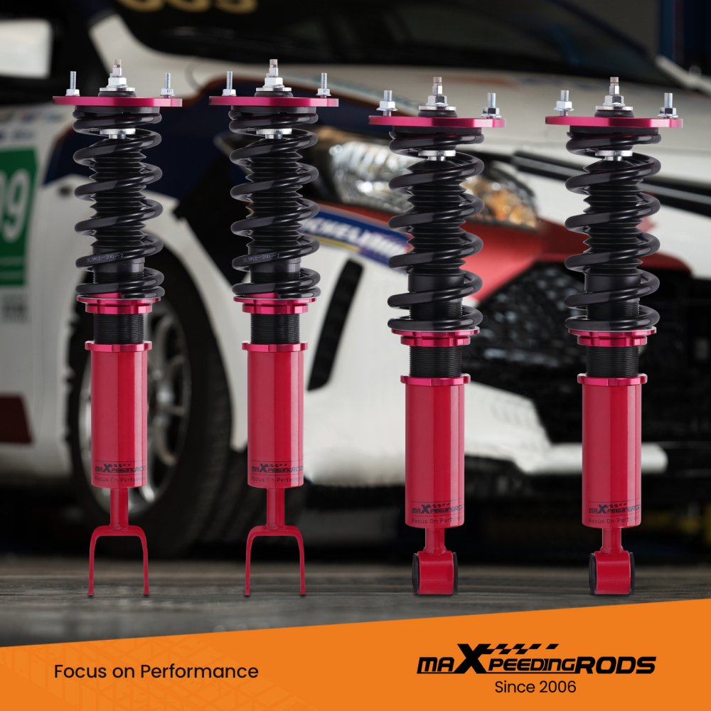 Compatible for Toyota Supra 93-98 compatible for Lexus SC300 SC400 91-00 Adj. Damper Shocks Coilovers Lowering Kit