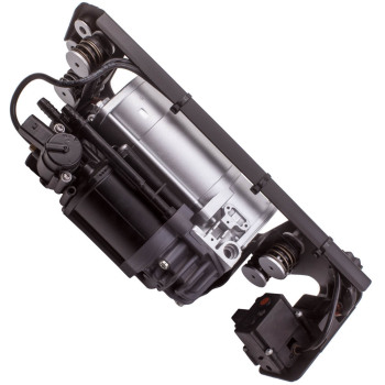 Air Suspension Compressor Pump W/ Bracket compatible for BMW 7 Series F01 F02 740 750 760Li