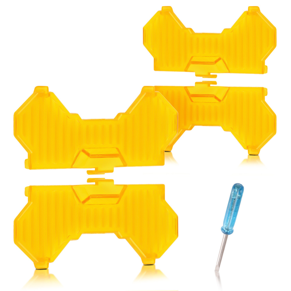 LED Pod Light Shield Cover For maXpeedingrods 3.5 Square Driving Lights Amber