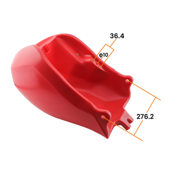 Plastic Gas Fuel Tank Kit Compatible for Honda ATC250ES Big Red 250 1985 1986 1987 FT49050