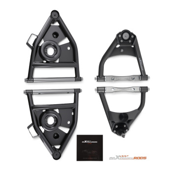 Upper Lower Control Arms Front for 1963-1970 1973-1986 compatible for Chevy C10 Pickup compatible for Suburban