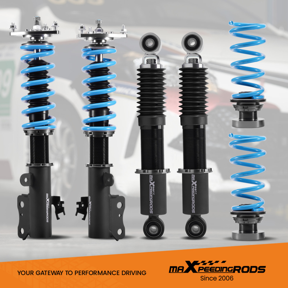 Maxpeedingrods 24 Click Coilover Shock+Spring Compatible for Toyota RAV4 2006-2012