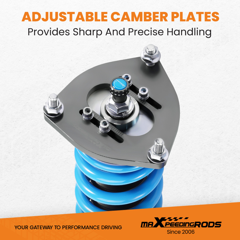 Maxpeedingrods 24 Click Coilover Shock+Spring Compatible for Toyota RAV4 2006-2012