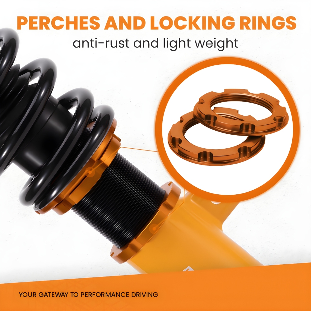 KIT Assetto Regolabile a Ghiera Ammortizzatore compatibile per BMW E82 2008-2013 123d 135i