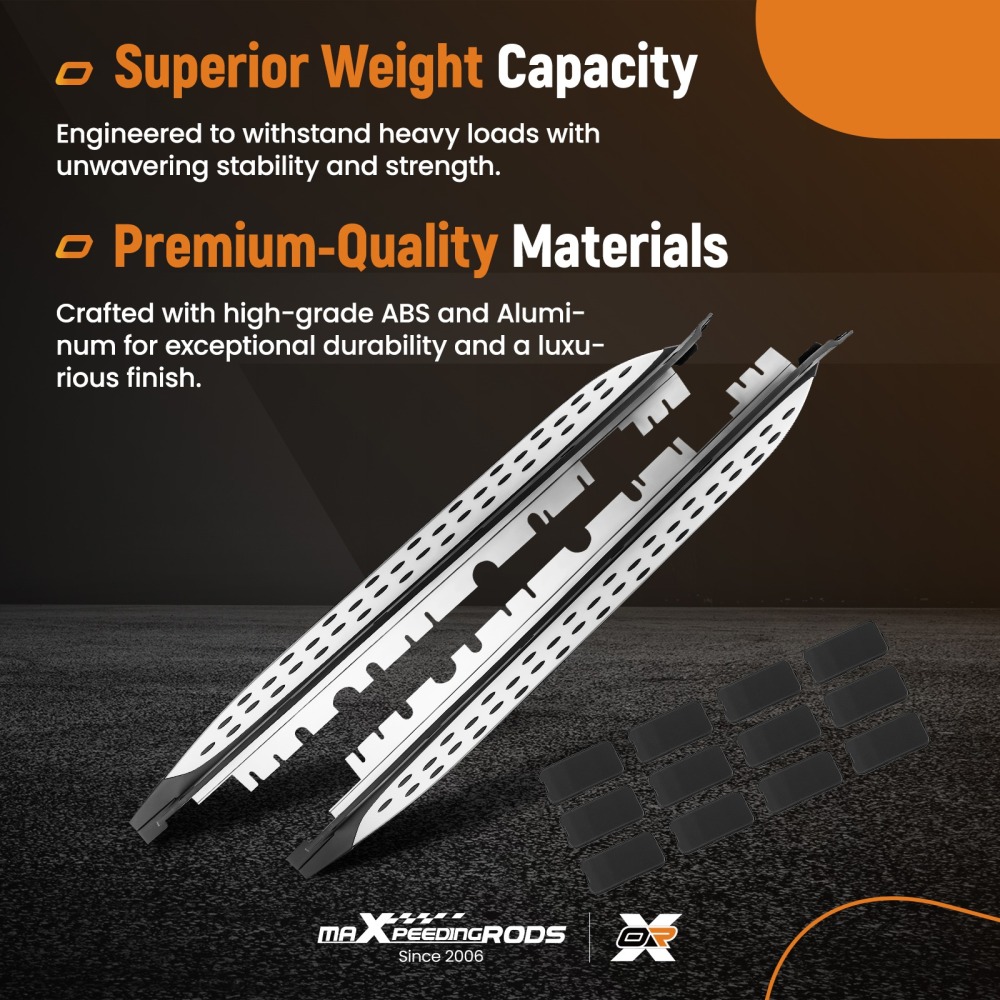 Side Step Running Boards compatibile per Mercedes GLB X247 2019-2024 Alluminio Protezione