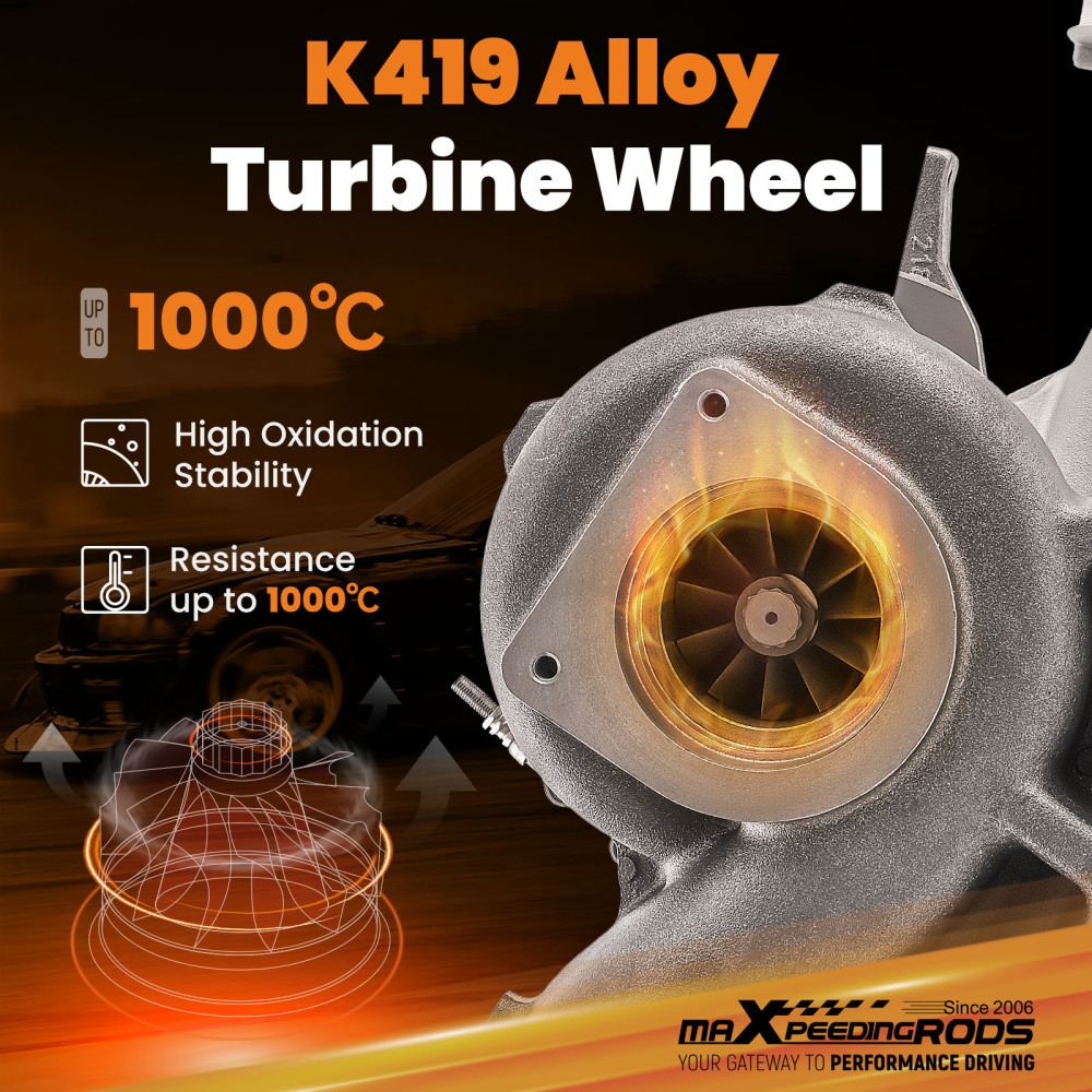 Billet High Pressure Turbo compatible for Ford F250 350 6.4L 2008 2009 2010 compatible for Super Duty V8