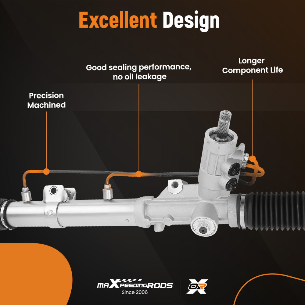 Power Steering Rack + Pinion Assembly Compatible for BMW E36 318i 320i 323i 325i 328i M3 Z3