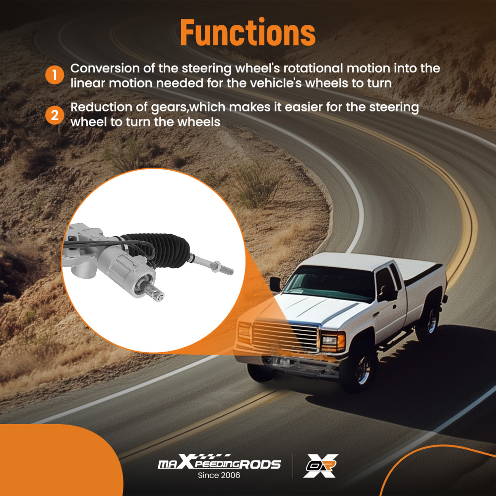 Power Steering Rack + Pinion Assembly Compatible for BMW E36 318i 320i 323i 325i 328i M3 Z3