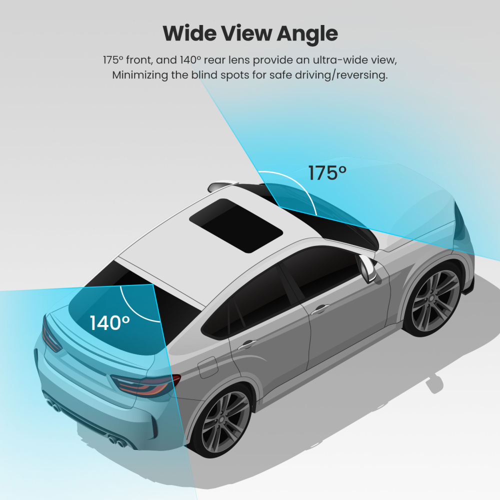 Android 12.0 Double 2 Din Car Stereo GPS CD DVD Player 7 Camera Front and Rear