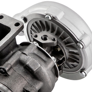 Turbo T3T4 Com A/R .63 A/R.60 Oil Cold 3 V Band Universal Turbocharger Perfect for all 4 or 6 CYL, 1.5L- 2.5L engines billet compressor wheel