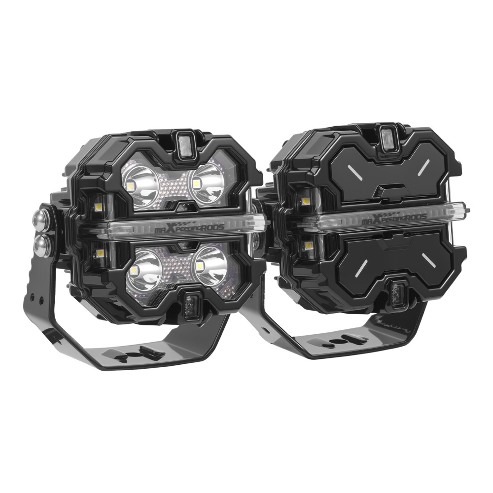 3.5inch 160W LED Driving Light Spot Beam RGB DRL For 4X4 ATV IP68 Amber 3000K