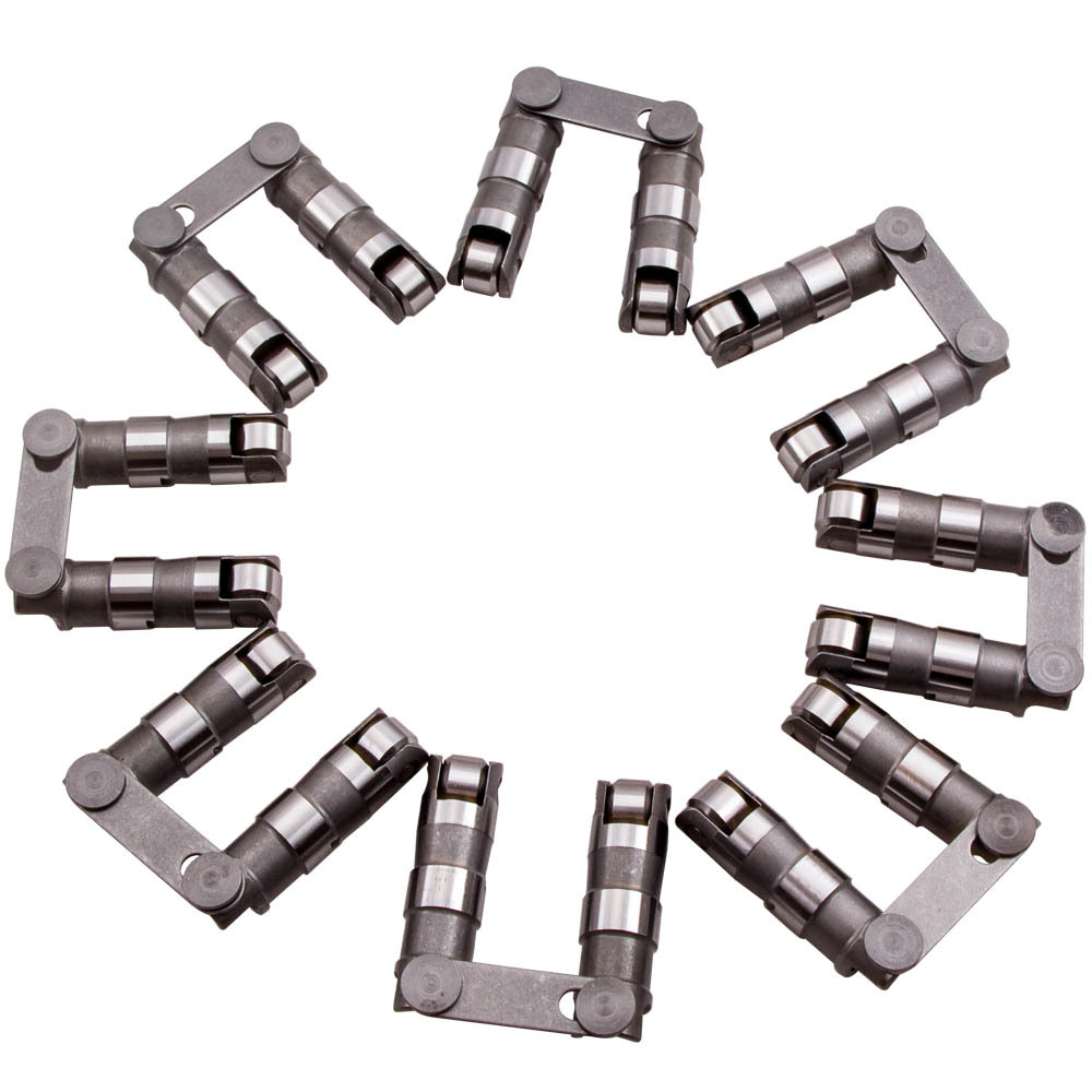 Hydraulic Roller Lifters 16pcs Compatible for Chevy SBC compatible for V8 350 265-400 283 327 302