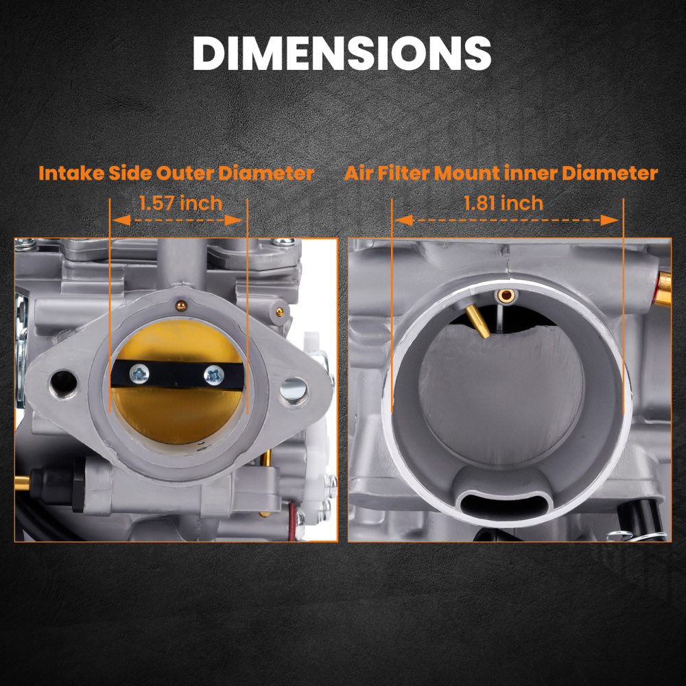 Carburetor Carb Carby Kit compatible for Yamaha Warrior Big Bear Moto-4 YFM350 1987-2004