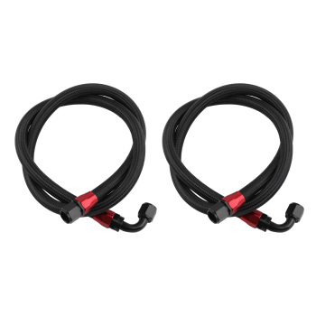 10 Row AN10 Engine Oil Cooler + 3/4-16 and M20 Filter Relocation Adapter Kit Black