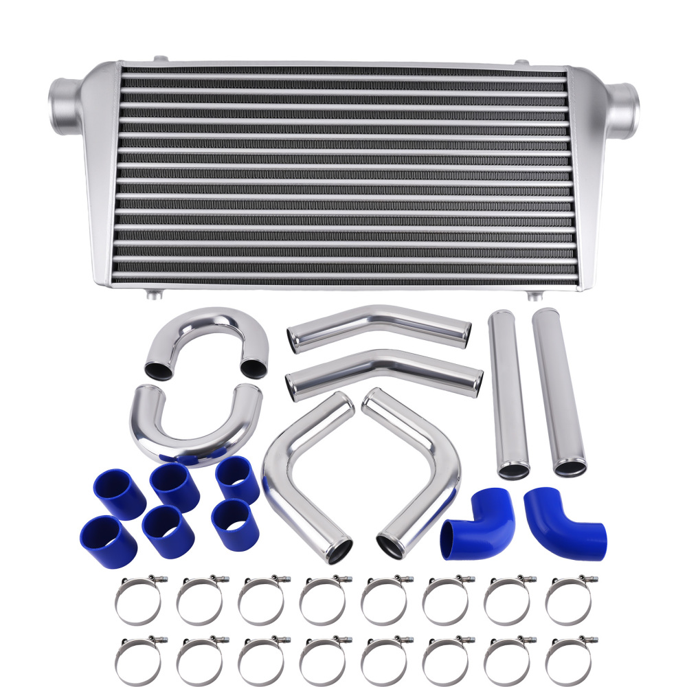 Universal Intercooler 31 x 13 x 3 3 Inlet / Outlet2.5 Aluminum Pipe Kit