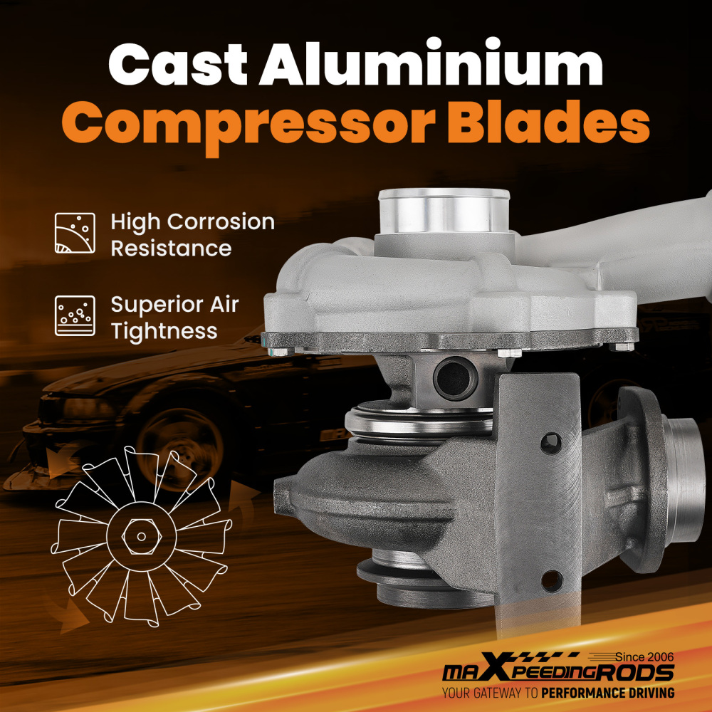 Turbo Kit compatible for Ford F-250 F-350 F-450 F-550 Super Duty 6.4L 08 09 10 Low Pressure