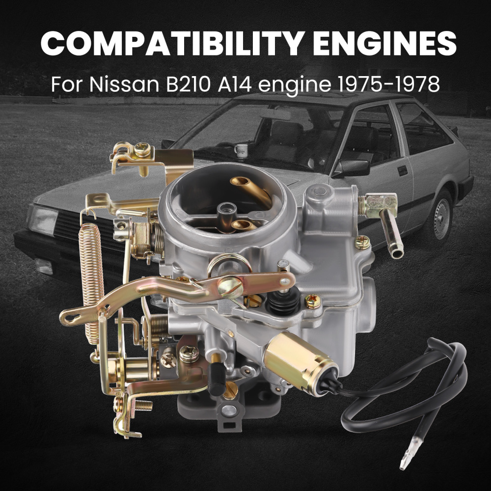 Compatible for Nissan A14 Engine B210 1975-1978 16010-W5600 High Quantity Carburetor Carb 