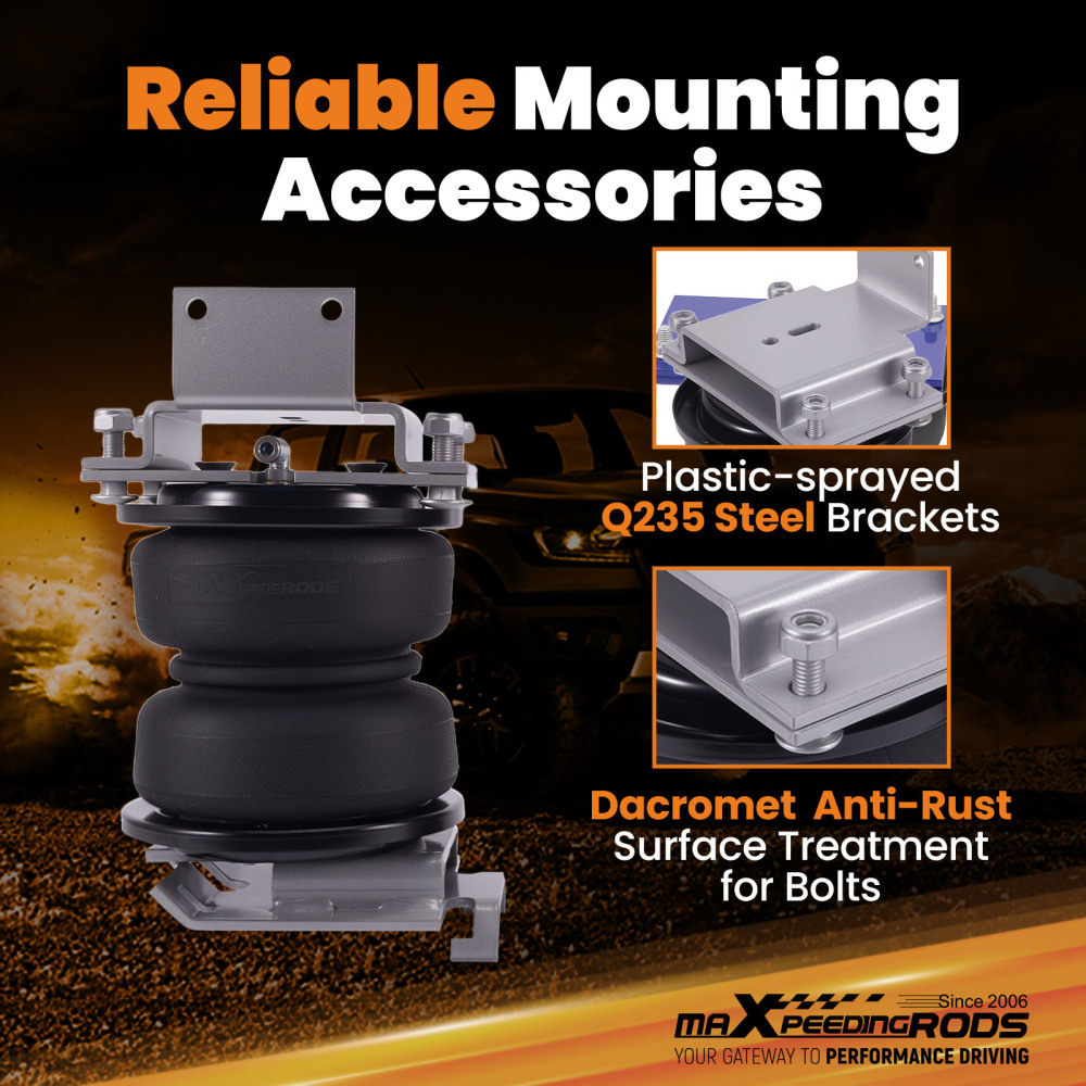 Level Kit Air Helper Springs Bag compatible for Dodge Ram 1500 Pickups 2009-2018 2010 2011