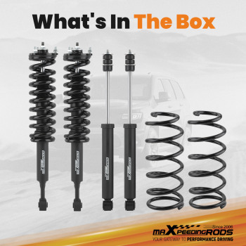 3 Suspension Lift Kit Struts Shocks compatible for Toyota 4Runner 2003-09 FJ Cruiser 07-14