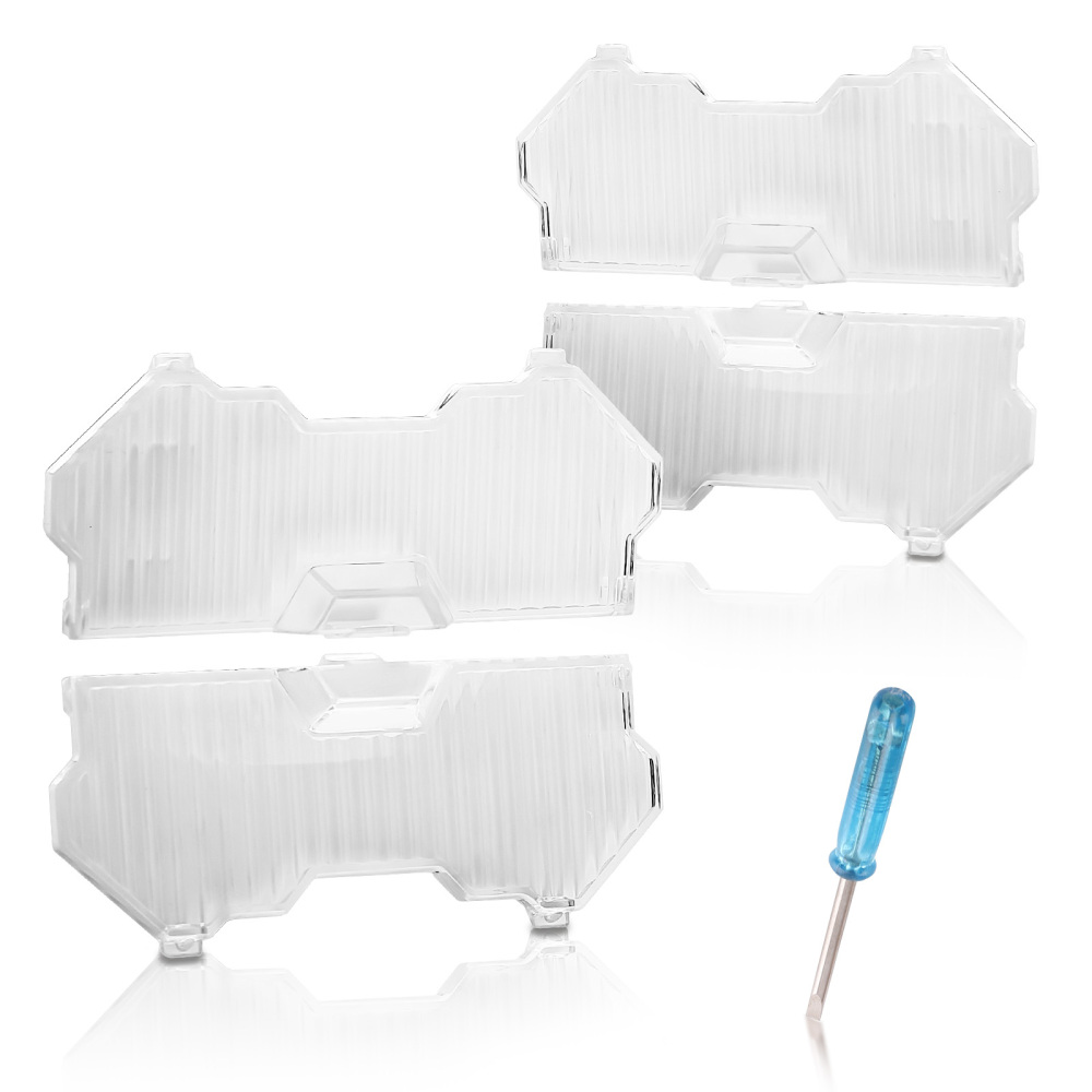 LED Light Pod Guards For maXpeedingrods 5inch Round Driving Lights Clear PC 4PCS