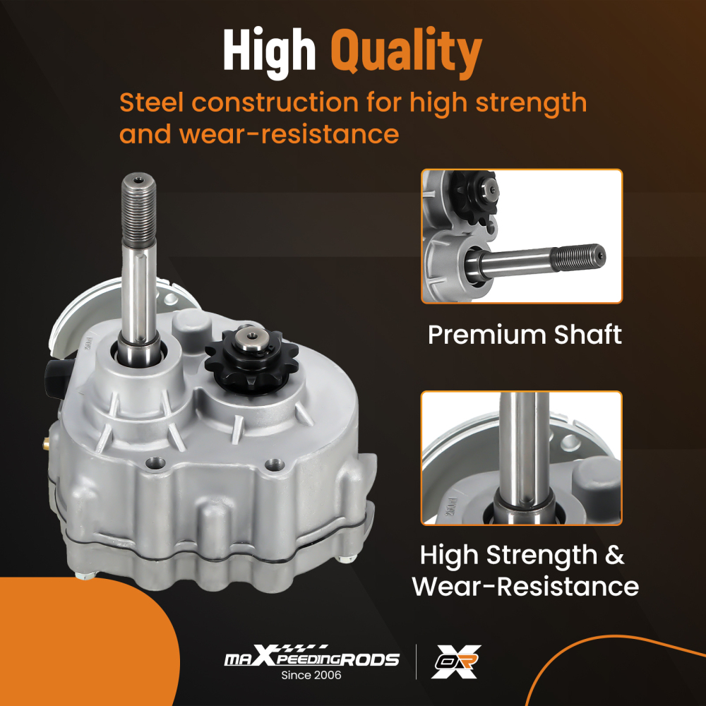 Go Kart Forward Reverse Gear box Set For 2HP-14HP Engine Transmission 5/8 inch