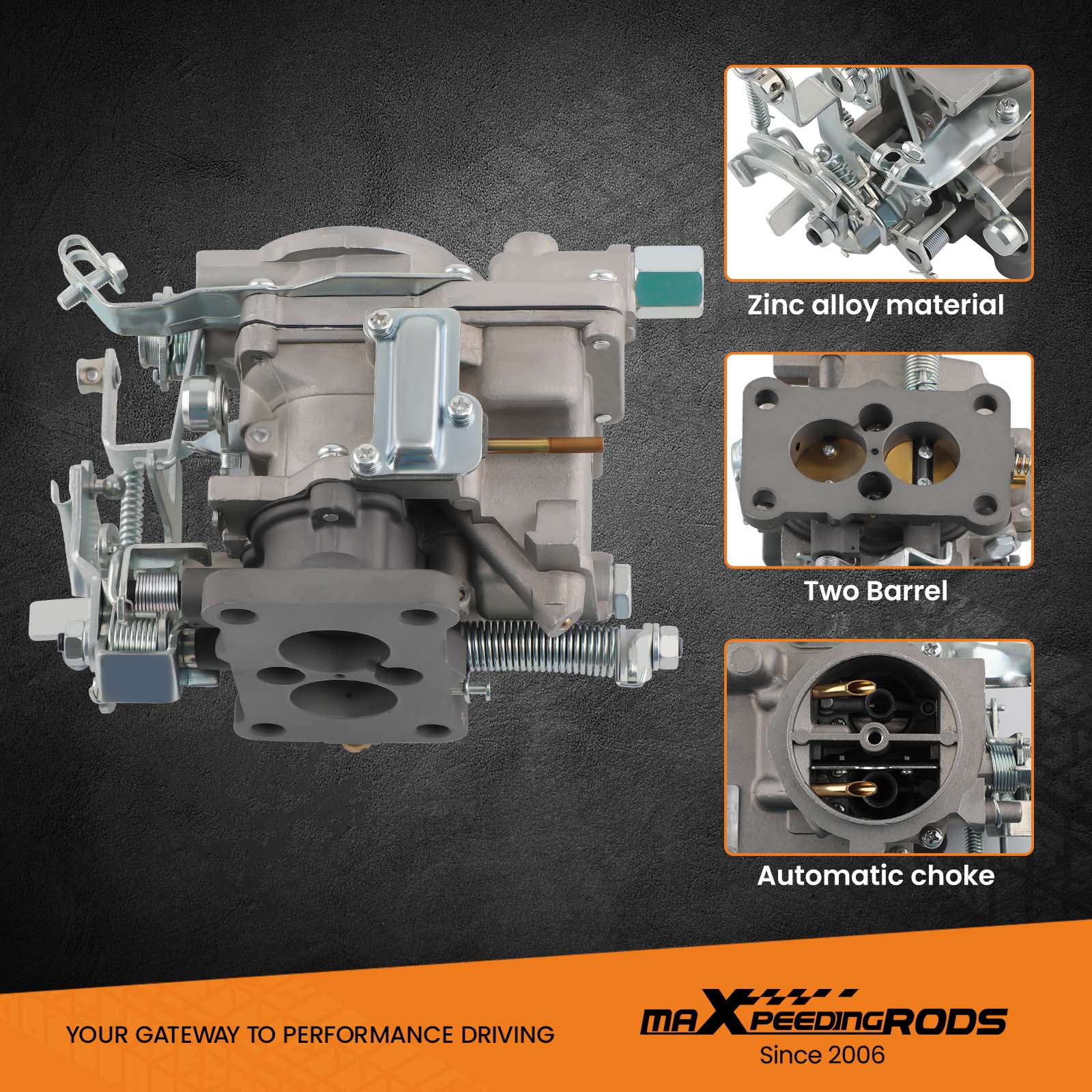 Maxpeedingrods-Performance New Carburator Carb compatible