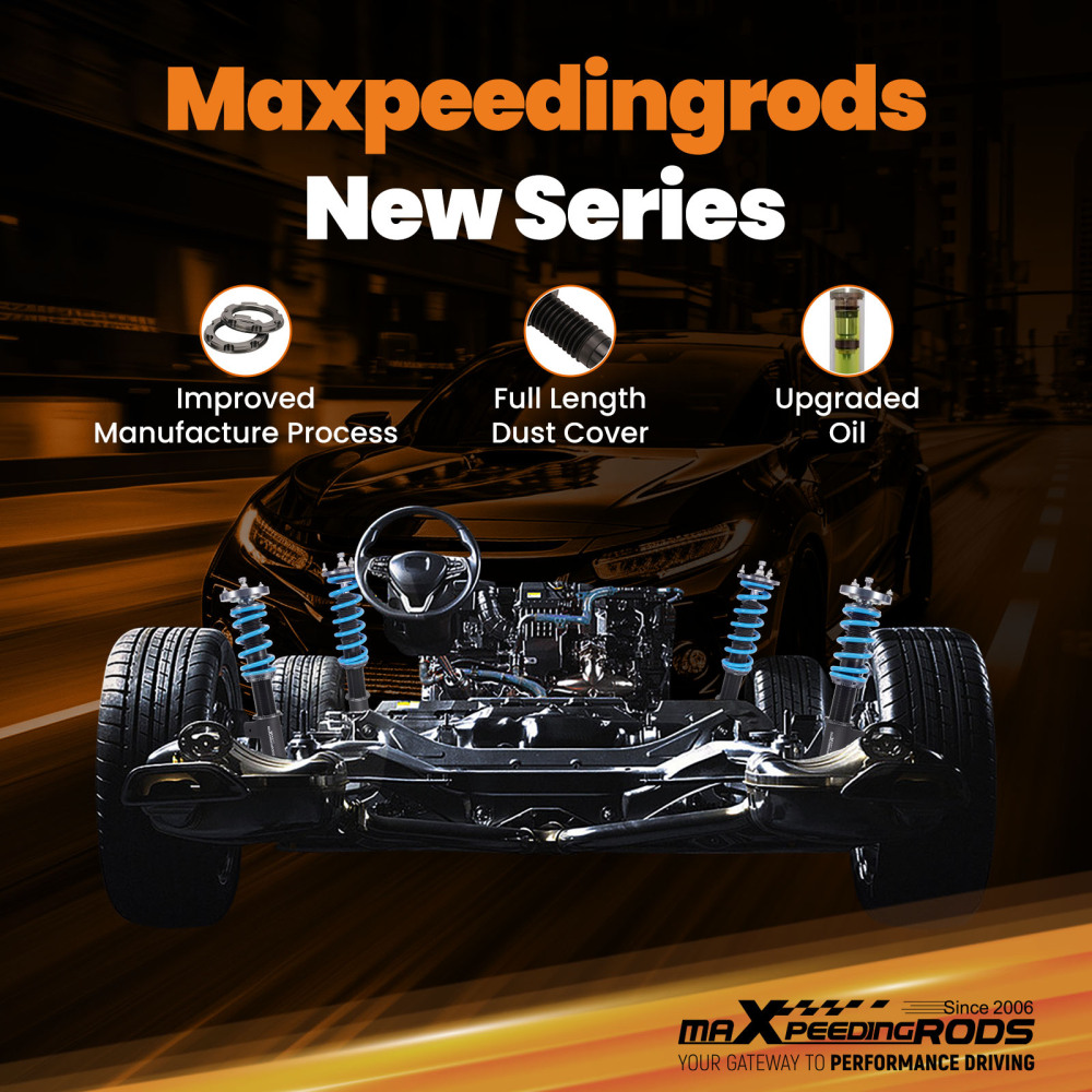 MaXpeedingrods T6 COILOVER Lowering Kit compatible for BMW 7-Series RWD (E38) 1995-2001