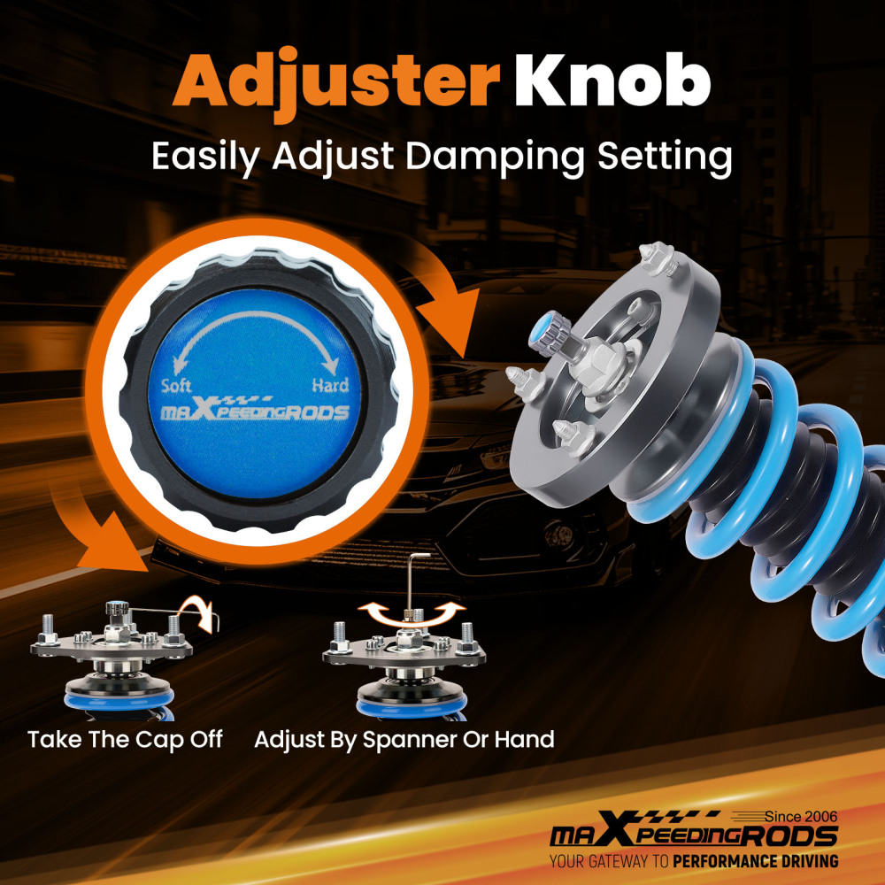 MaXpeedingrods T6 COILOVER Lowering Kit compatible for BMW 7-Series RWD (E38) 1995-2001