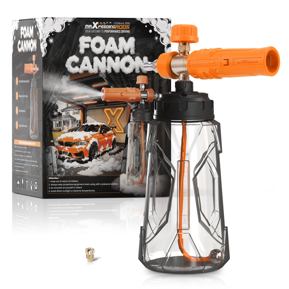 1L Snow Foam Cannon for Pressure Washer 1450-2175PSI 1/4quot; Quick Connect Plug