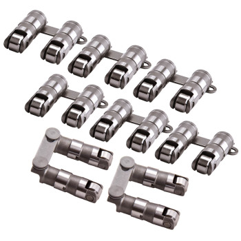 Hydraulic Roller Lifters 16pcs Compatible for Chevy SBC compatible for V8 350 265-400 283 327 302