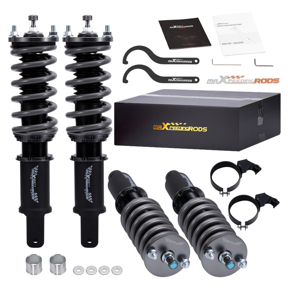 maXpeedingrods T7 Advanced Series Coilover compatible for Honda Civic EK1 EK2 EK3 EK4 EK5 EK8 EK9 EM1 96-00 Lowering Kit