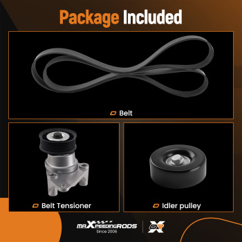 Belt Tensioner Assembly compatible for Cadillac Escalade 2003-2006 12554027 V8 Engine