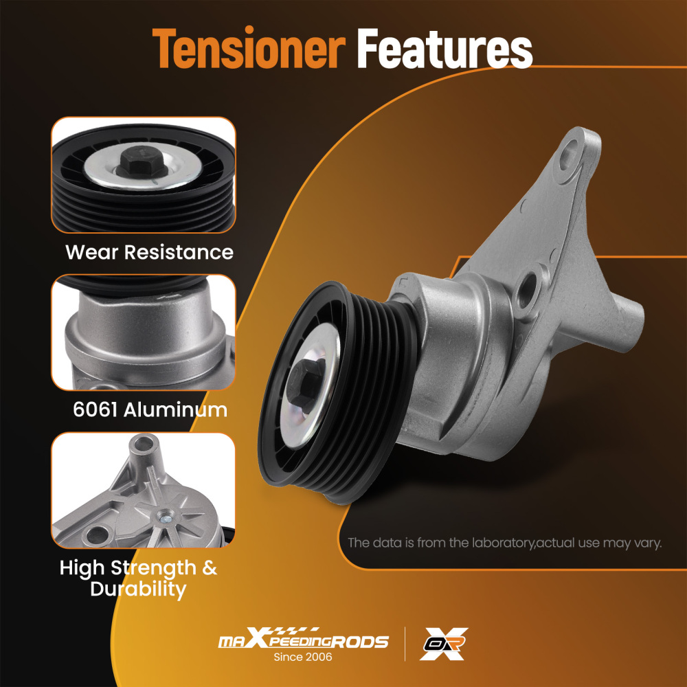 Belt Tensioner Assembly compatible for Cadillac Escalade 2003-2006 12554027 V8 Engine