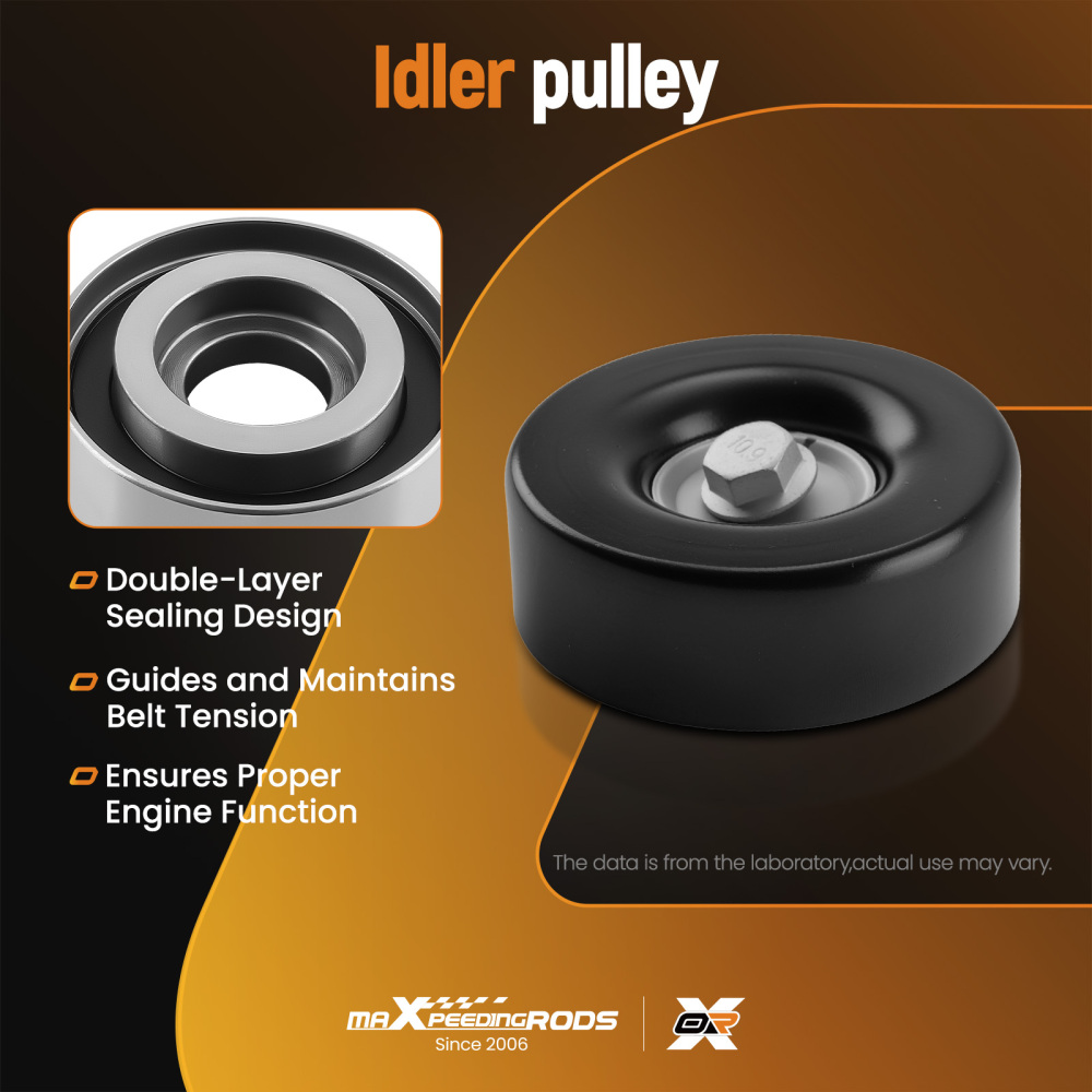 Belt Tensioner Assembly compatible for Cadillac Escalade 2003-2006 12554027 V8 Engine